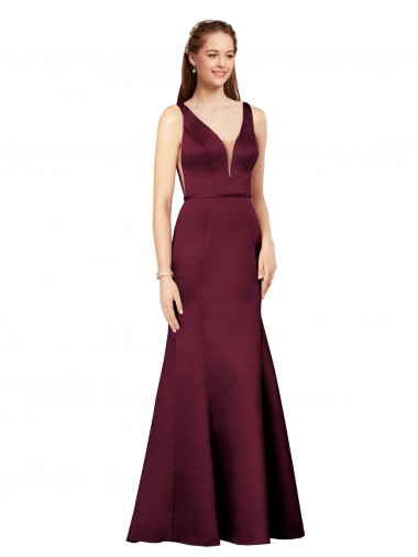 Buy Sexy Satin Prom Dress with Side Cutouts